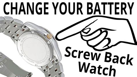 how to remove michael kors watch back|michael kors screw back watch battery.